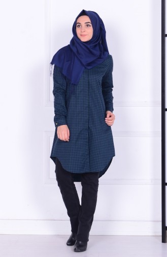 Ekose Gömlek 4074B-04 Haki Yeşil