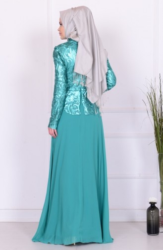 Habillé Hijab Vert menthe 5205-03