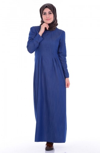 Kot Elbise 1844-01 Lacivert