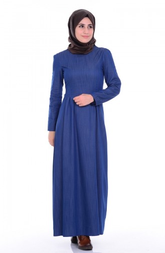 Kot Elbise 1844-01 Lacivert