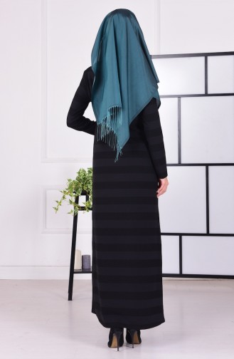 Robe Hijab Vert emeraude 2597-04