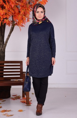 Dunkelblau Pullover 0610-04