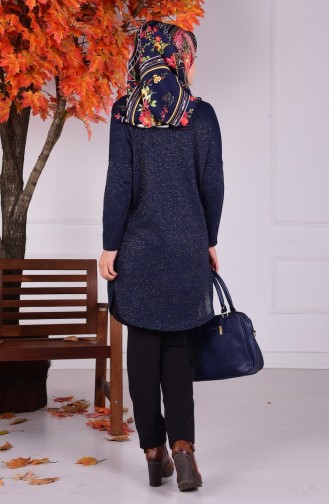 Dunkelblau Pullover 0610-04