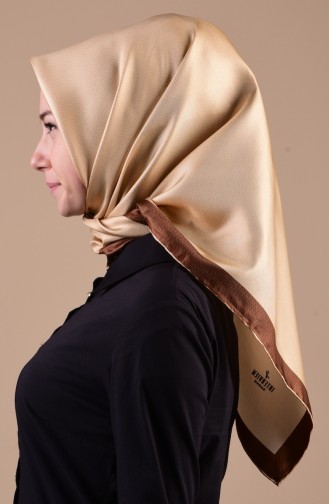 Sarar Düz Twill Eşarp 1017-06 Krem