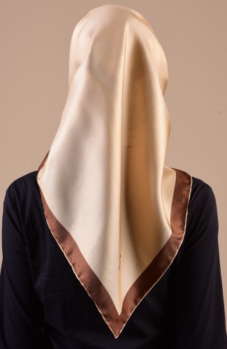 Sarar Düz Twill Eşarp 1017-06 Krem