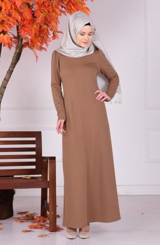 Mink Hijab Dress 2579-04