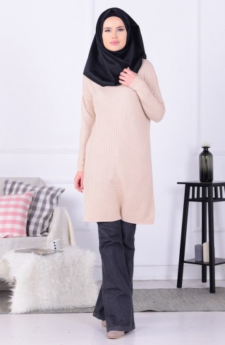 Triko Tunik 3894-08 Bej