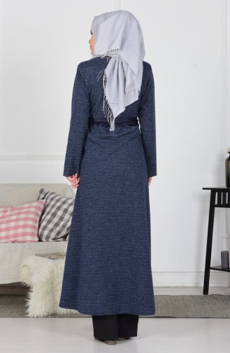 Abaya D`hiver 1070-01 Bleu Marine 1070-01