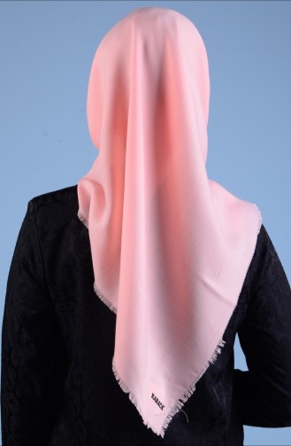 Karaca Yün Eşarp 9098-02 Somon