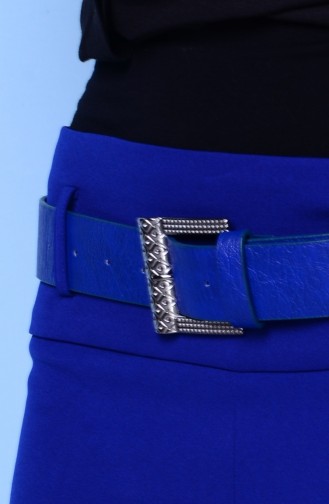 Pantalon İslamique 3069-16 Bleu Roi 3069-16