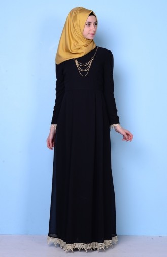 Yellow Hijab Dress 2540-17