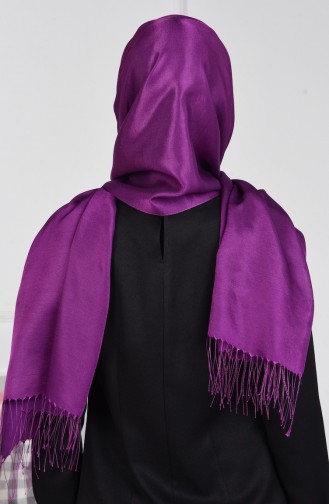 Purple Sjaal met Drukknoop 10