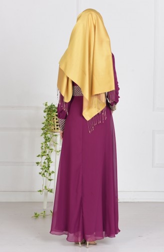 Robe Hijab Plum 2446-14