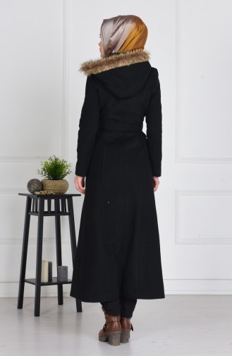 معطف طويل أسود 1842-02