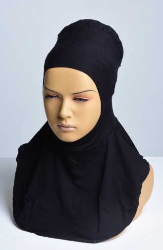 Hijab Nachtlose Bonnet 07 Schwarz 07