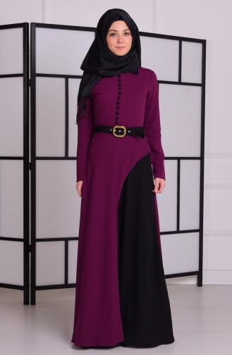 Robe Hijab Noir 6555-02