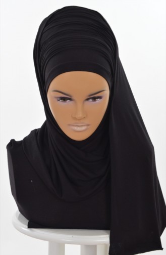 Black Ready to Wear Turban 0001-6