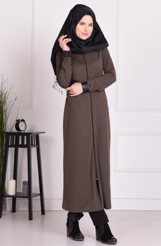 Khaki Abaya 2790-03