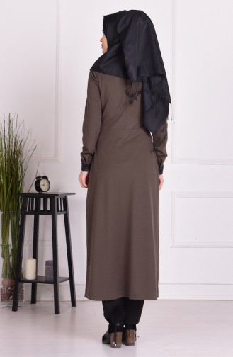 Khaki Abaya 2790-03