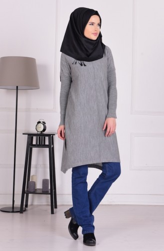 Pull Tricot 3834-06 Gris 3834-06