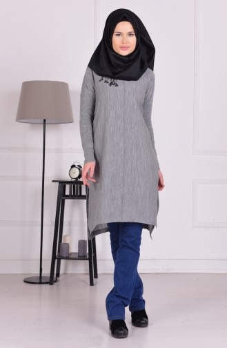 Knitwear Sweater 3834-06 Gray 3834-06