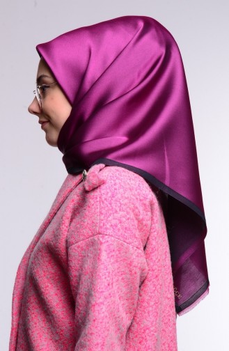 Düz Renk Eşarp-18 Eflatun Koyu Lacivert