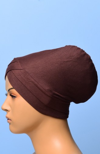 Bonnet Croisé 02 Brun 02