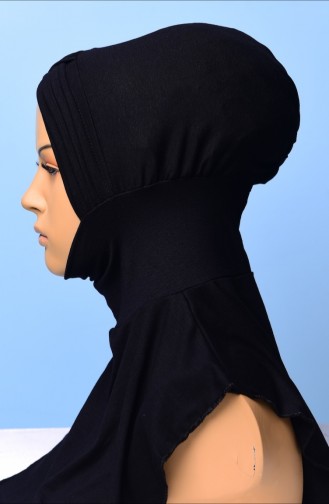 Bonnet Hijab -01 Noir 01