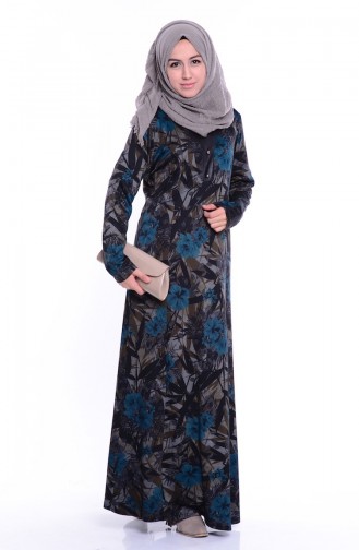 Black Hijab Dress 0900-04
