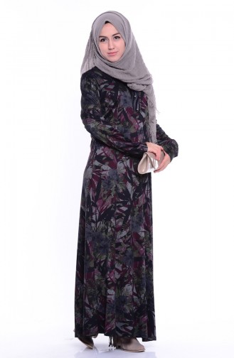 Black Hijab Dress 0900-03