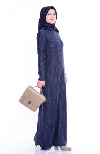 Robe Hijab Bleu Marine 2631-05