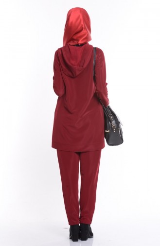 Claret Red Suit 9103-02