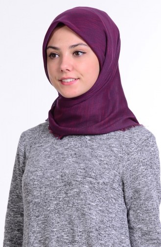 Sökme Pamuk Eşarp 50056-24 Lacivert Bordo