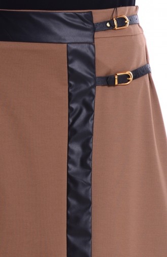 Cinnamon Color Skirt 8813-06