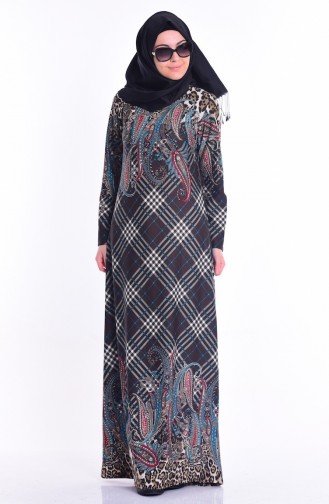 Mink Hijab Dress 9020-02