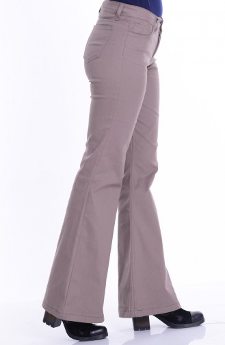 Pantalon Pattes éléphan 8868-04 Vison 8868-04