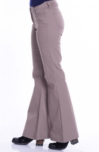 Pantalon Pattes éléphan 8868-04 Vison 8868-04