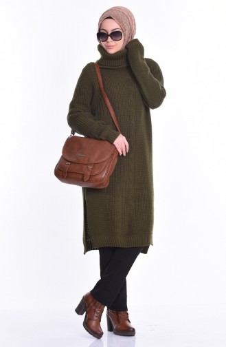 Khaki Pullover 3872-01