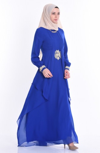 Habillé Hijab Blue roi 52546-07
