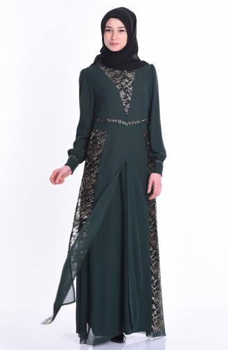 Robe Hijab Vert 52550-02