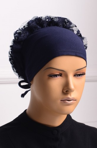 Navy Blue Underscarf 07