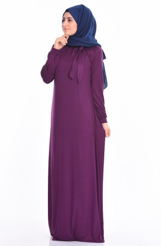 Lila Hijab Kleider 0796-03