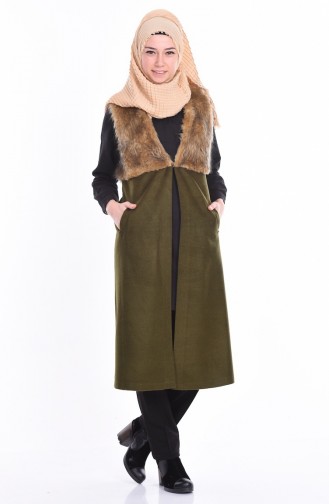 Khaki Gilet 0402-05