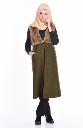 Khaki Gilet 0402-05