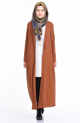 BENGISU Long Viscose Cardigan 4028-16 Camel 4028-16