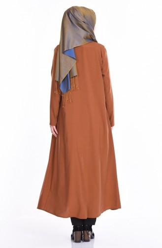 BENGISU Long Viscose Cardigan 4028-16 Camel 4028-16