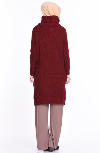 Claret Red Sweater 3872-07