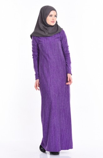 Robe Hijab Pourpre 2631-06