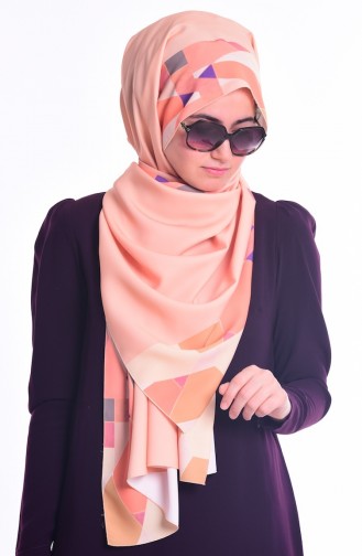 Pale Orange Shawl 110-01