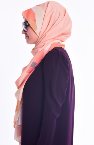 Pale Orange Shawl 110-01